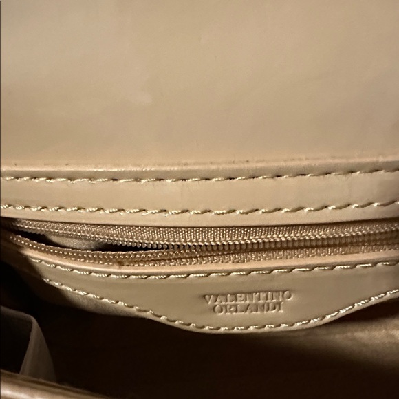 Valentino Orlandi Taupe Quilted Mini Bag crossbody - Picture 5 of 9